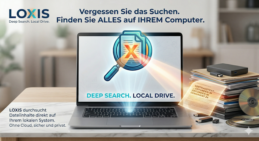 LOXIS – Deep Search. Local Drive.